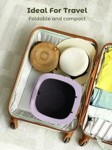 Teckwe Foldable Washing Machine,Portable Bucket-Type Fully Automatic Washing And Drying Machine With 3 Modes Deep Cleaning Of Underwear,Baby Clothes And Other Small Clothes.Suitable For Apartments Dormitories Hotel 6L - UK Plug