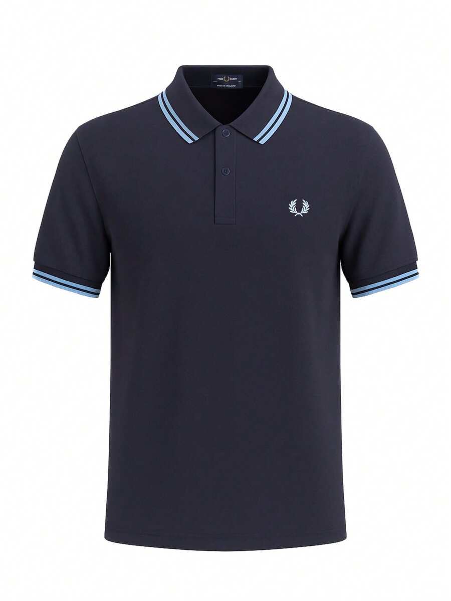 Fred Perry Men's Polo Shirt Navy Blue - Blue - View 1