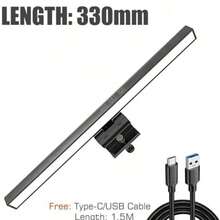 Thanh đèn màn hình, đèn máy tính dùng nguồn USB, đèn màn hình LED chăm sóc mắt, đèn màn hình có thể điều chỉnh độ sáng và nhiệt độ cho bàn làm việc/văn phòng/gia đình/chơi game - 3 màu có thể điều chỉnh - Xem 11