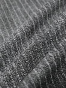 NEON BLANC Men's Street Fashion Woven Denim Black Vertical Stripe Gradient Long Pants - Black - View 6