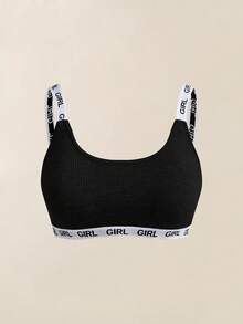 Velisys Conjunto de 3 piezas de sujetador deportivo con estampado de letras para mujer - Multicolor - Ver 12