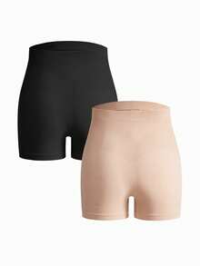 Modmama Maternity Elastic Waist Casual Fitness Shorts Adjustable Shorts Printing Shorts High Elasticity Shorts 2 Packs Shorts - Multicolor - View 2