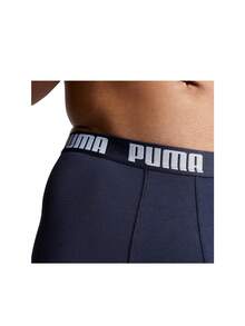 Puma 3 Pack Men's Boxers - Navy Blue - View 5