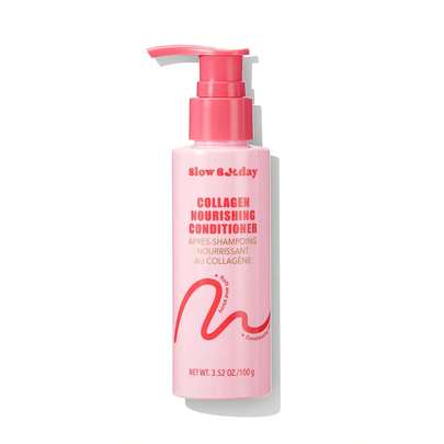 Slow Sunday Collagen Nourishing Conditioner, Collagen, Deliver Intense Hydration, Replenish And Strengthen Hair, Good Choice For Wedding, Vacation, Beach, Travel EssentialsEaster Gifts, Suitable For Summer Hair Care