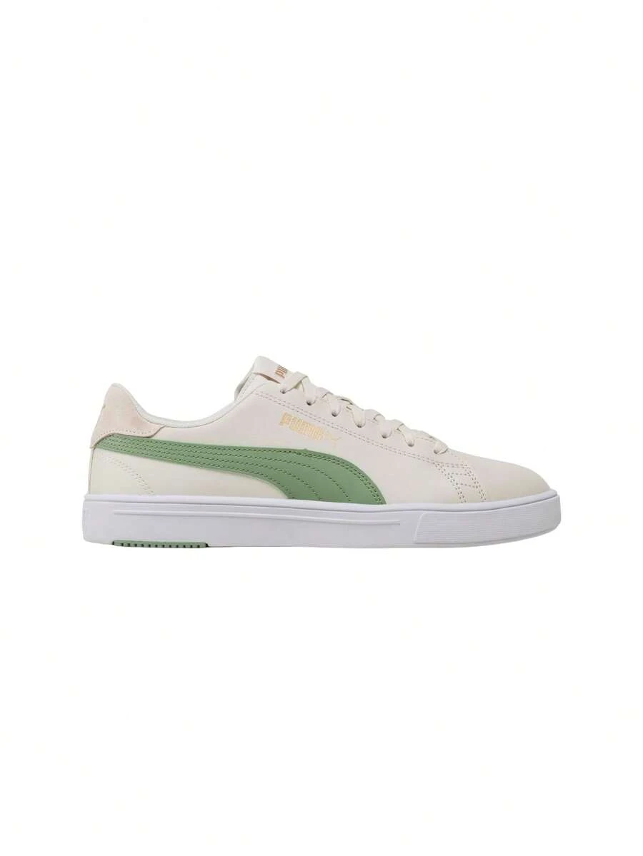 Puma PALERMO Men's Casual Athletic Shoes Retro Comfortable Versatile Going Out Walking Gym Green 374902-23 - Grey Green - View 1