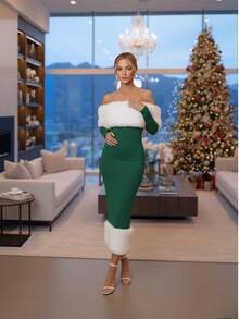 Women Long Dresses - VERDE - View 1