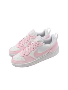 Nike Court Borough Low Recraft Kids Sneakers White Pink DV5458 - White/Pink Foam - View 2