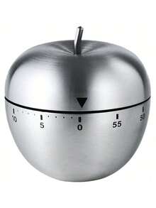 Cirelle 1pc Mechanical Kitchen Timer, Egg-Shaped 60-Minute Countdown Timer, No Electricity Needed, Baking & Cooking Reminder For Students