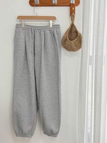 DAZY 男士秋冬保暖宽松抽绳运动裤