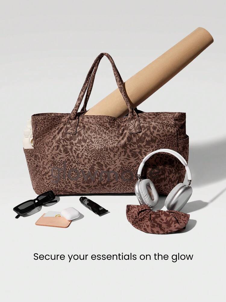 Bolso de lona grande con bolsillos laterales, gran capacidad de almacenamiento de 27L, para gimnasio, estudio, viajes, vacaciones, uso diario y actividades