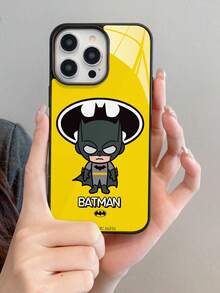 BATMAN X SHEIN 1个可爱创意卡通蝙蝠图案防震时尚手机壳。万圣节和圣诞节礼物，兼容 - 彩色 - 查看 8