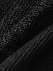 SHEIN 女士無縫連體衣，無肩帶防滑修身塑形衣，腰部和腹部塑形，1件裝 - 黑色 - 查看 8