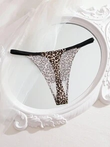 Seamless Sexy Leopard Print G-String, Minimalist & Fashionable, Suitable For Summer ClassicAnimalPrint - Multicolor - View 2