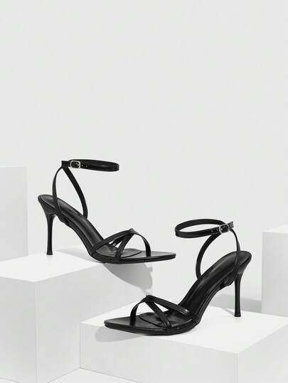 CUCCOO SZL Women's Elegant Minimalist Heeled Sandals For Commuting