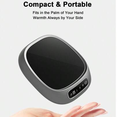 Teckwe 1 USB Intelligent Heated Coaster: Keep Warm, 3-Speed Temperature Adjustment, USB Power Supply (No Battery Required), With Digital Display And 8-Hour Automatic Shutdown Timer. It Is The Best Birthday Gift For Family And Friends, Christmas And Valentine's Day Gift, Essential For Learning, Modern Coaster, Portable Accessory, Reliable Performance, Fitness Enthusiasts
