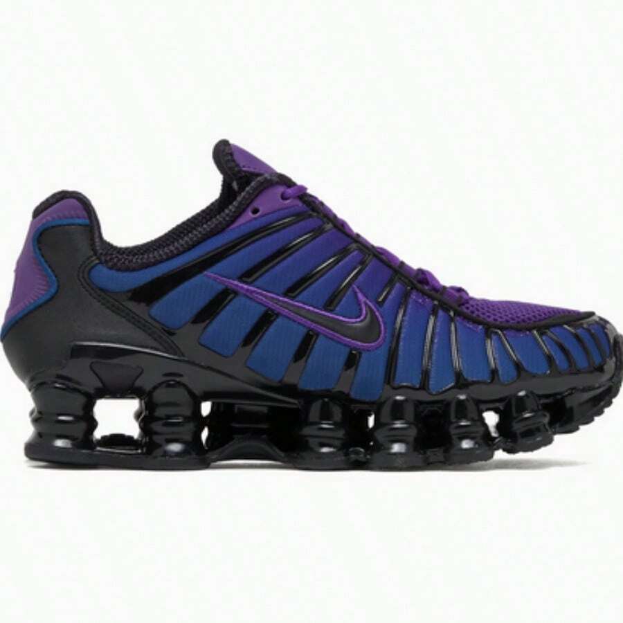 Nike Shox TL Unisex Sneakers Voltage Purple AV3595 - Điện áp Tím/Xanh Lực/Đen - Xem 1