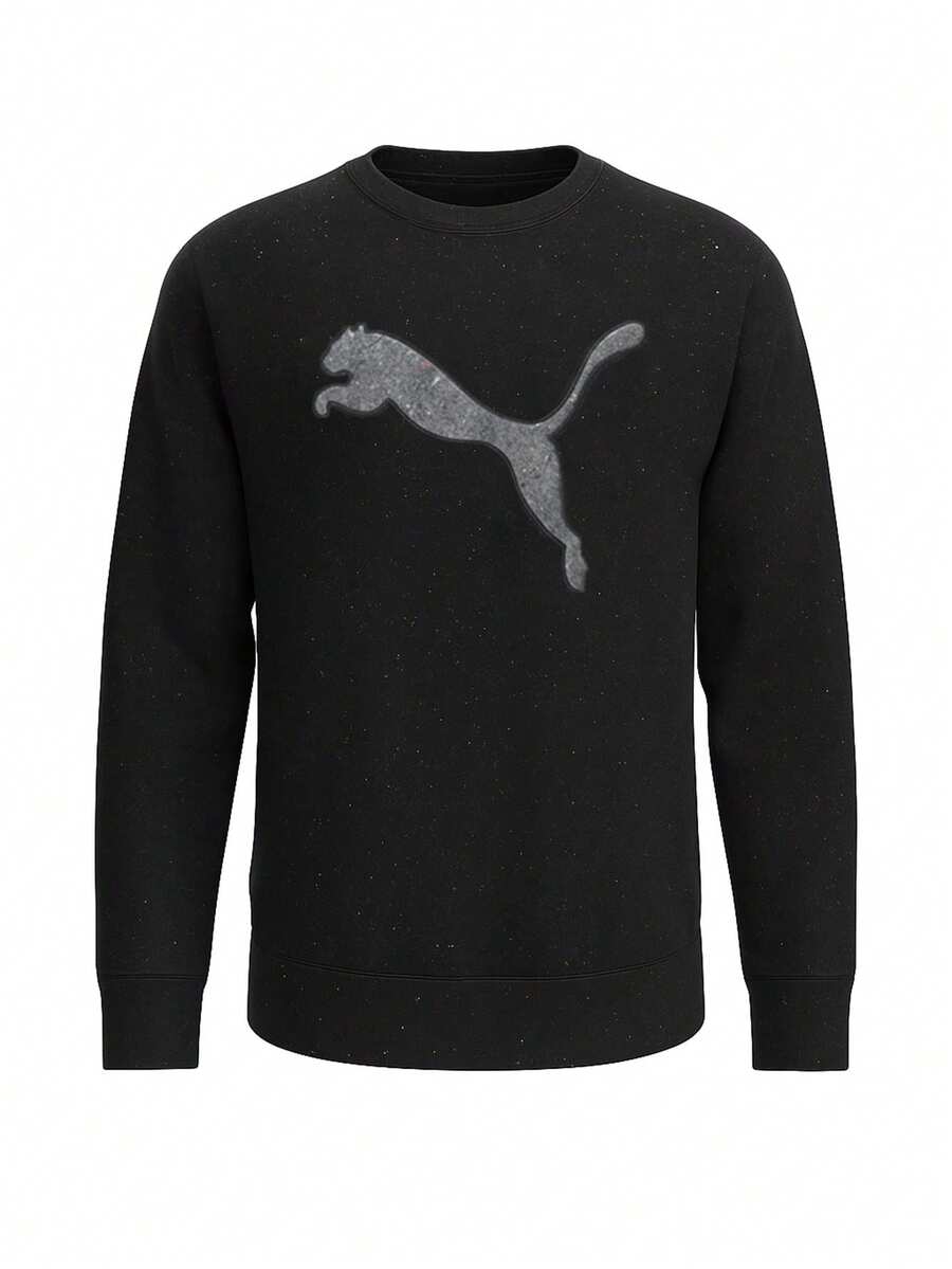 Puma Men's Sweatshirt Black - Black - View 1