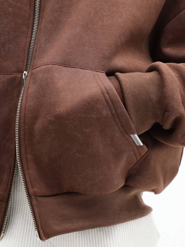 Washed Hoodie And Sweatpants Co-Ord Set