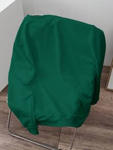 Manfinity Joysei Christmas Green Oversized Loose Fit Drop Shoulder Thick Pullover Pullover Sweatshirt For Men - Green - View 6