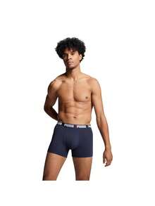 Puma 3 Pack Men's Boxers - Navy Blue - View 3