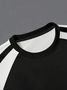 Aesthetic Post 足球主题图案男士套头卫衣，男士礼物 - 彩色 - 查看 4