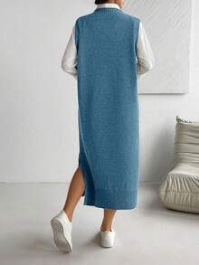 EMERY ROSE Women's All-Match Versatile Commuter Dress - Blue - View 2