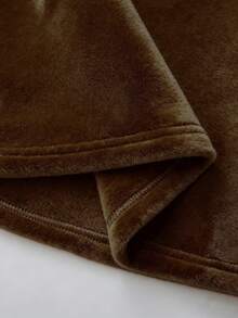 SHEIN PETITE 女士高领保暖内衬T恤，秋冬季