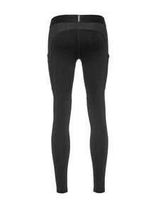 Nike Pro Warm Men's Tights Black - Black and White - View 2