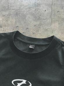 AXEPEAK Multi-Size Patchwork Round Neck Men's T-Shirt - Grey - View 4