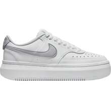 Nike Court Vision Men's Sneakers أبيض/سوميت وايت/ميتاليك بلاتينوم DM0113-101 - Grey/White - View 1