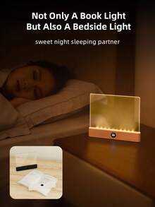 Teckwe The Tablet Reading Light Is Lightweight And Designed Specifically For Night Reading. The LED Tablet Reading Light In The Study Eliminates Light Interference And Provides An Immersive Reading Experience 1200 MAh Type-C Charging Port - Multicolor - View 2