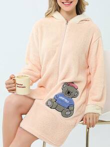 2Pcs/Set Spring Summer Satin Lace Trim Cami Top Shorts Pajama Set, Including A Blouse And Shorts - Albaricoque+Beis - View 8