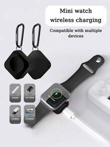 Teckwe 1 Bộ sạc không dây từ tính mini 2,5W nhỏ gọn cho đồng hồ Đế sạc nhanh di động Nam châm mạnh Hấp thụ Kết nối ổn định Bảo vệ quá tải Tản nhiệt Nhẹ Kiểu dáng đẹp Màu đen Vàng Bạc Phụ kiện sạc cho người dùng đồng hồ Người đam mê công nghệ Sử dụng hàng ngày Du lịch Văn phòng Quà tặng tại nhà Sinh nhật Ngày lễ Người yêu công nghệ Đồ dùng cần thiết cho đồng hồ thông minh Bộ sạc không dây cho đồng hồ Series 1 2 3 4 5 6 7 8 SE Ultra - Nhiều màu - Xem 1