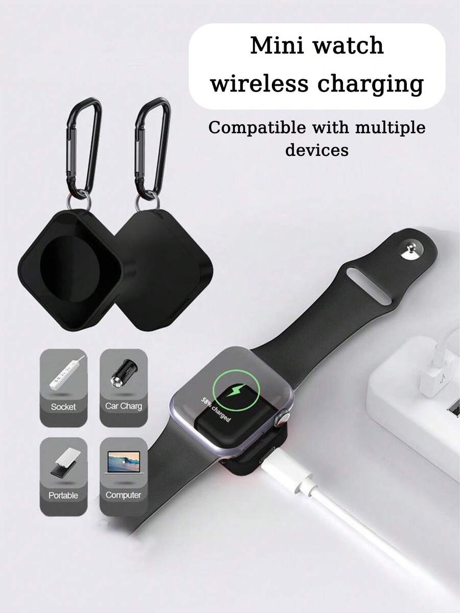 Teckwe 1 Bộ sạc không dây từ tính mini 2,5W nhỏ gọn cho đồng hồ Đế sạc nhanh di động Nam châm mạnh Hấp thụ Kết nối ổn định Bảo vệ quá tải Tản nhiệt Nhẹ Kiểu dáng đẹp Màu đen Vàng Bạc Phụ kiện sạc cho người dùng đồng hồ Người đam mê công nghệ Sử dụng hàng ngày Du lịch Văn phòng Quà tặng tại nhà Sinh nhật Ngày lễ Người yêu công nghệ Đồ dùng cần thiết cho đồng hồ thông minh Bộ sạc không dây cho đồng hồ Series 1 2 3 4 5 6 7 8 SE Ultra - Nhiều màu - Xem 1