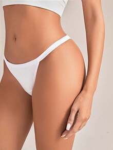 7packs Solid Simple Sexy G-Strings - Multicolor - View 3
