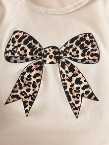 SHEIN 3pcs Girls Letter Print Slim Fit Long Sleeve T-Shirt, Sweet Casual Versatile All-Match Set, Autumn - Multicolor - View 5