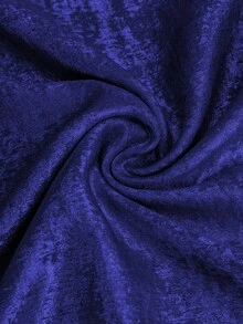 EMERY ROSE 1pc Women Metallic Pleated Halter Neck Casual Top For New Year Holiday Party Clothes - Blue - View 6