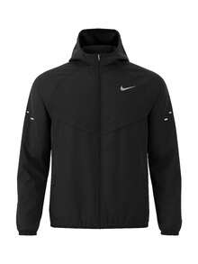 Nike Stride Men's Running Jacket Black - Black - View 1