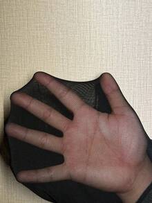 Slaydiva 2025冬季新品，新年，情人节，派对，晚宴，约会，聚会，生日派对，学院风，学生装，休闲外出，基础百搭，休闲，邮轮旅行，网红风，优雅，通勤，商务休闲，简约，性感黑色连体裤，不对称肩部黑色网纱拼接连体裤，腰部透明网纱拼接，褶皱锥形裤腿，黑色闪光面料，冬季连体裤，派对连体裤，约会连体裤，新年连体裤，性感连体裤 - 黑色 - 查看 8