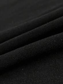 INAWLY Women's Solid Color Crew Neck Sexy Long Sleeve T-Shirt, Backless Top Fall Cloth For Women - Black - View 6