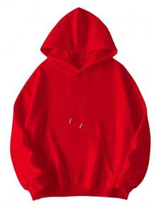 sudadera ropa de hombre sudadera para hombre camisas de hombresudaderas para hombre playera manga larga hombre camisa mangalarga hombre sudadera hombre ropa otoño invierno manga larga disfraz de Navidad - Rojo - Ver 2