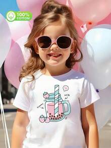 algodón puro t shirts girls clothes shirts girl clothes teen girl clothes kids clothes girls mommy and daughter matching outfit shirts for teen girls clothes graphic kpop cute tops teen girls clothes girls clothing girls shirts kpop demom hunters - Blanco - Ver 1