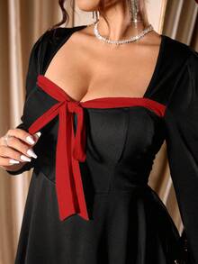 Elenzga Không bao giờ lỗi mốt: Chuẩn bị phong cách Gothic với chút biến tấu cho ngày thứ Tư. Tôn lên vẻ nữ tính, mạnh mẽ. Váy đầm thanh lịch mới 2025 dành cho nữ với phần vai bèo nhún và tay bồng rộng, phù hợp cho các dịp: Trở lại trường học, Tốt nghiệp, Ngày lễ tình nhân, Lễ hội âm nhạc, Ngày của Mẹ, Halloween, Lễ Tạ ơn, Lễ Phục sinh, Quốc khánh, Dạ tiệc, Hẹn hò, Tiệc tùng, Đám cưới, Hoạt động ngoài trời - màu đen - Xem 3