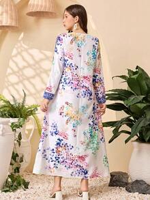 SHEIN 少女度假宽松长裙 - 彩色 - 查看 2