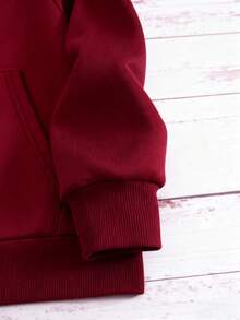 Women Sweatshirts - Burgundy - View 4