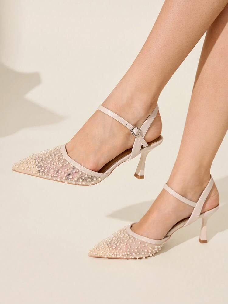 CUCCOO CHICEST Pointed Toe Fashionable Versatile Elegant Commuting High Heels For Christmas