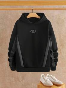 HIMLAND Men's Knitted Casual Loose Fit Long Sleeve Hoodie, For Fall Winter