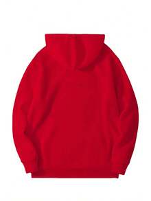 sudadera ropa de hombre sudadera para hombre camisas de hombresudaderas para hombre playera manga larga hombre camisa mangalarga hombre sudadera hombre ropa otoño invierno manga larga disfraz de Navidad - Rojo - Ver 3