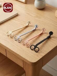 Zazumi 不锈钢烛芯修剪器、蜡烛剪刀、蜡烛配件和装饰品、蜡烛剪、家居装饰、蜡芯切割器、多种颜色可选 - 彩色 - 查看 2