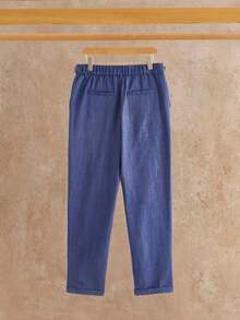 Manfinity NXTstreet Men's Casual Everyday Workwear Slim Fit Solid Color Slant Pocket Pants